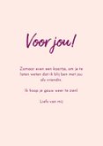 Bloemen kaartje met paarse klaproos 3