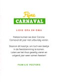 Carnavalskaart kleurrijk confetti foto fijne carnaval 3