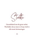Christelijke condoleancekaart bloemen krans kracht sterkte 3