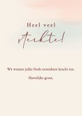 Christelijke condoleancekaart met Goede Herder 3