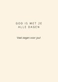 Christelijke felicitatie kruis 3