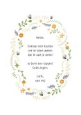 Christelijke zomaar kaart Spreuken 16 vers 24 3