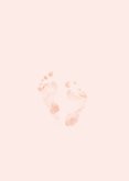 Condoleance kaart voor doodgeboren baby meisje met quote 2