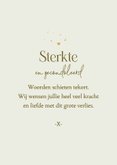 Condoleancekaart bloemen klaprozen stijlvol in gedachten 3