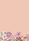 Condoleancekaart bloemen vogel illustratie sterkte zacht 2