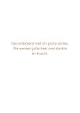 Condoleancekaart creatief verdord blad 3