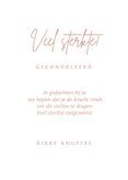 Condoleancekaart kind baby verlies sterkte palm hand 3