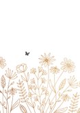 Condoleancekaart veel sterkte vlinders en bloemen 2