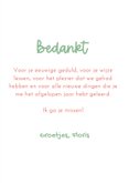 Coole bedankkaart met illustratie van vrolijke ijsjes 3