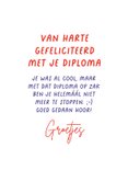 Coole geslaagdkaart met ventilator en vlaggetjes 3