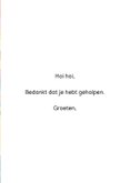 Dank je kaart kleurrijke kromme lijnen 3