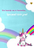 DIY deurhanger met unicorn en je eigen naam 3