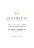 Eenvoudige nieuwjaarskaart met ruimte voor een eigen foto 3