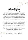 Feestelijke uitnodiging bedrijfsuitje champagne goud bubbels 3