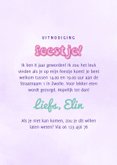 Feestelijke uitnodiging kleurrijke bloemen en ballonnen 3