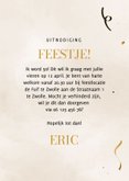 Feestelijke uitnodiging met sterren en ballonnen 3