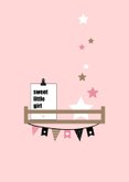 Felicitatie - Babykamer plankjes roze 2