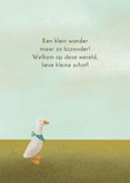 Felicitatie geboorte jongen loopeendjes in pastelkleuren 2