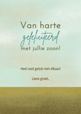 Felicitatie geboorte jongen loopeendjes in pastelkleuren 3