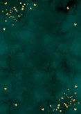 Felicitatie geslaagd groen confetti goudlook Achterkant