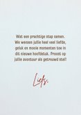 Felicitatie huwelijk echtpaar hart 3