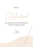 Felicitatie lijntekening moeder met kindje 3
