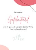 Felicitatie - Lijntekening van vlinder 3