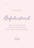 Felicitatie met silhouet ballerina 3