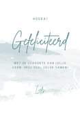 Felicitatie met waterverf en walvissen 3