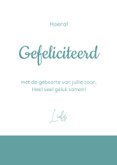 Felicitatie olifantje en giraffe met ballon 3