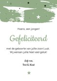 Felicitatie - Verf vegen met sterretjes 3