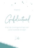Felicitatie zwangerschap 2e kindje 3