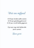 Felicitatiekaart 30 jaar getrouwd van hond met parelketting  3