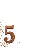 Felicitatiekaart 5 jaar getrouwd houten huwelijk confetti 2