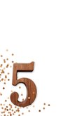 Felicitatiekaart 5 jaar getrouwd houten huwelijk confetti 2