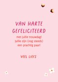 Felicitatiekaart 'Beau-tea-ful' met aanpasbaar cijfer 3