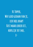 Felicitatiekaart dat liep lekker 3