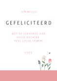 Felicitatiekaart - Egeltje met bloemen 3