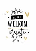 Felicitatiekaart geboorte baby jongen meisje christelijk 2