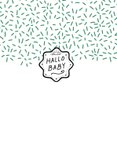 Felicitatiekaart geboorte hallo baby 2