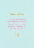Felicitatiekaart geboorte olifantje met ballonnen 3