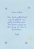 Felicitatiekaart geboorte regenboog jongen 3