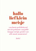 Felicitatiekaart lief klein meisje vrolijk 3