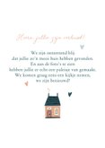 Felicitatiekaart nieuwe woning met schattige huisjes 3