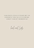 Felicitatiekaart oma hoera een kleinkind 3