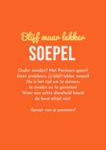 Felicitatiekaart pensioen vrouw cartoon disco gefeliciteerd 3