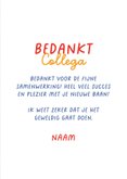 Felicitatiekaart succes nieuwe baan hip kader kleurrijk 3
