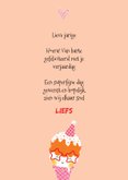 Felicitatiekaart verjaardag cool ijsje oranje 3
