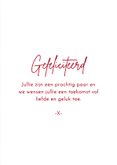 Felicitatiekaart verloofd hip roze ruitjes 'She said yes' 3