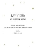Felicitatiekaart voor nieuwe woning met mooie plant 3